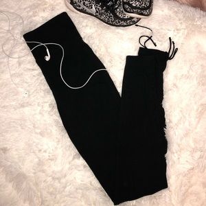 Cute Lace Up Bottom Leggings💋💋💋💋💋